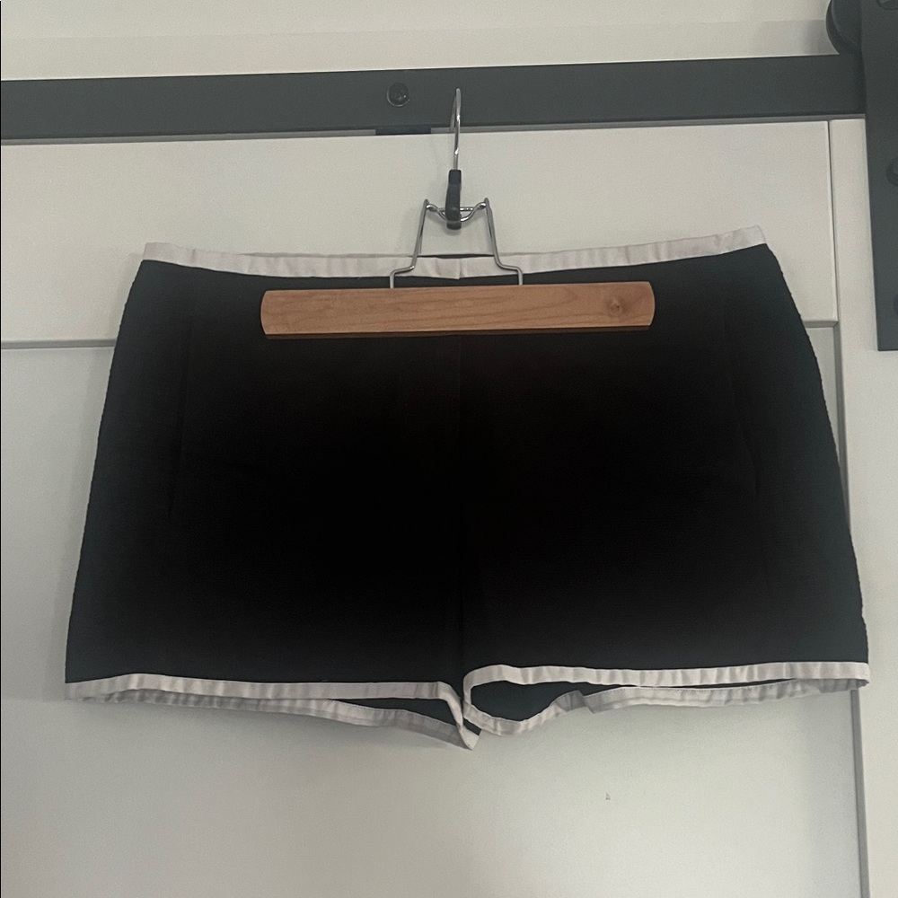Armani Exchange Black white cotton Shorts